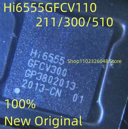 10PCS New Hi6555 Hi6555GFCV110/211/300/510   BGA 100%  Original Power IC   CHIP