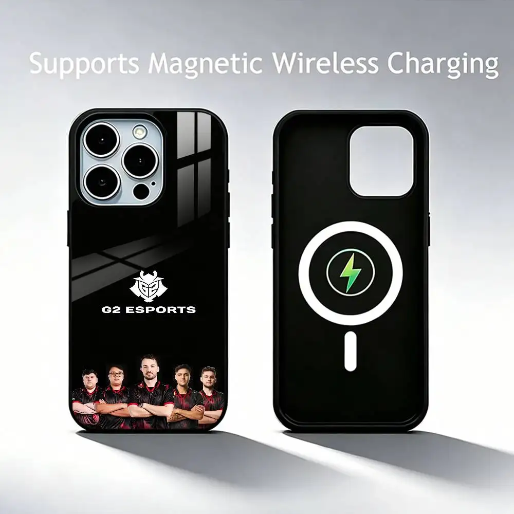G-Gen.G E-gaming Design  Phone Case For iPhone17,16,15,14,13,12,11 Plus,Pro Allows magnetic wireless charging