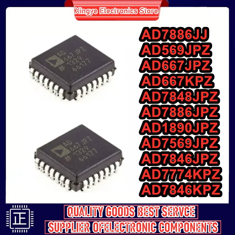 AD7886JJ AD569JPZ AD667JPZ AD667KPZ AD7848JPZ AD7886JPZ AD1890JPZ AD7569JPZ AD7846JPZ AD7774KPZ AD7846KPZ PLCC28 IC Chip