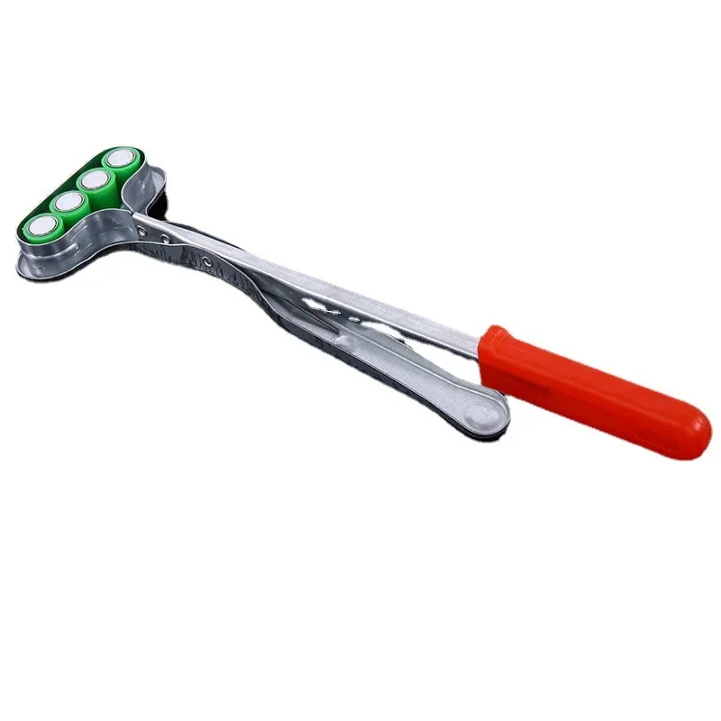 Strong Magnetic Claw Pick Up Tool Heavy Duty Industrial Spring Plier Manual Lifter Forceps Stamping Safety Hand Clamp Punch Tool