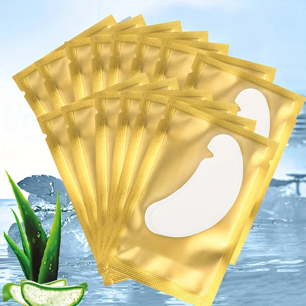100PCS Hydrogel Patches Eyelash Extension Patch Eyelashes Patch Lash Extension Supplies Under Eye Patches Eye Pads Patch