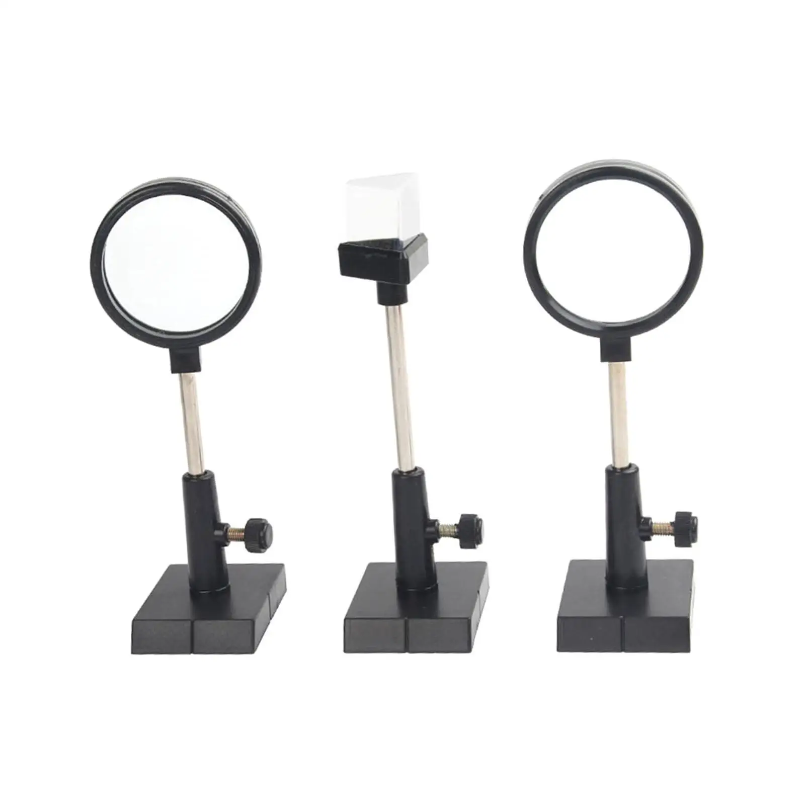 Physical Light Refraction Demonstrator Set Concave Lens Prism for Kids DIY Learning Toys