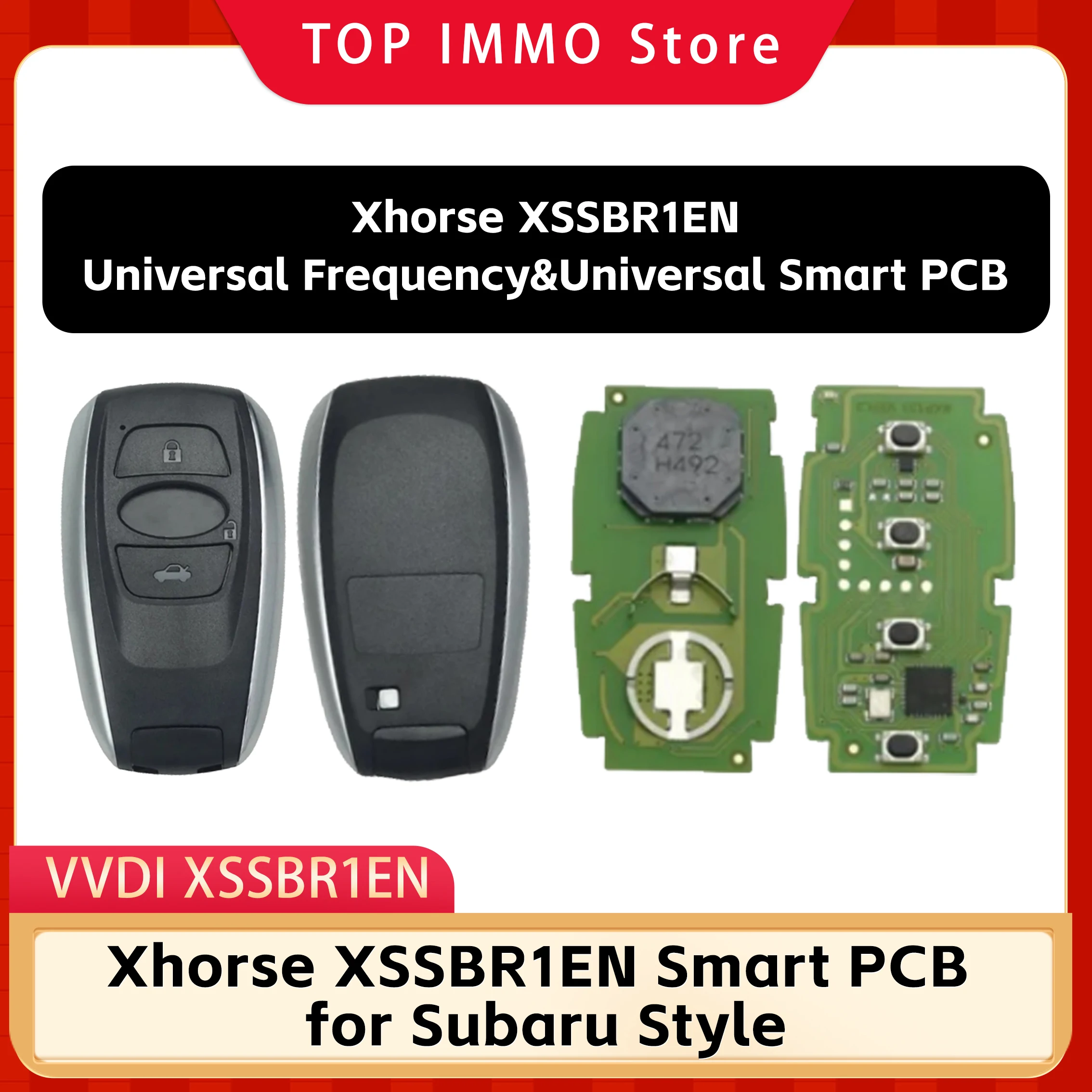 

XHORSE VVDI XSSBR1EN with Shell Univesal Smart key works with VVDI Mini key tool,VVDI MAX Pro,VVDI key tool plus