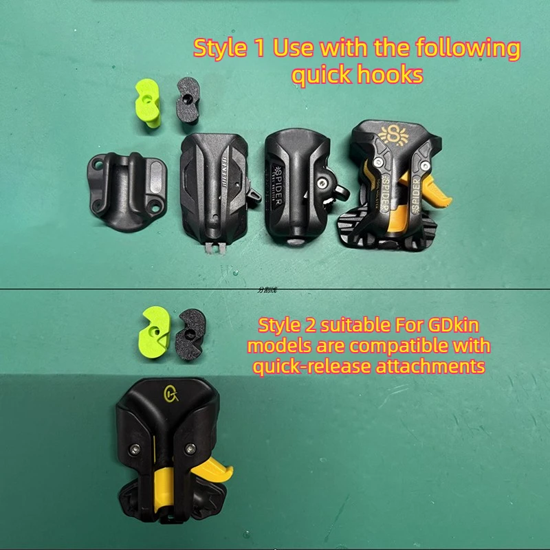Suitable for WORX WU135/138/139 Quick Hanging Buckle Electric Drill Accessories Base Hanging Buckles 8-Character Style Buckle