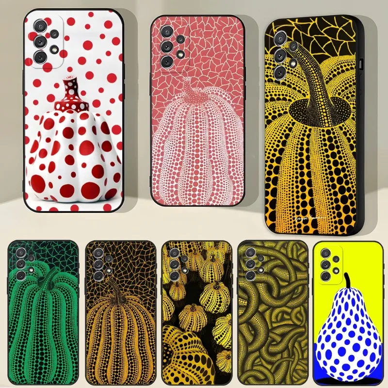 Art YAYOI KUSAMA Phone Case For Samsung Galaxy S23 S22 S10 S20 S30 S21 S8 S9 Pro Plus Ultra Fe Design Back Cover