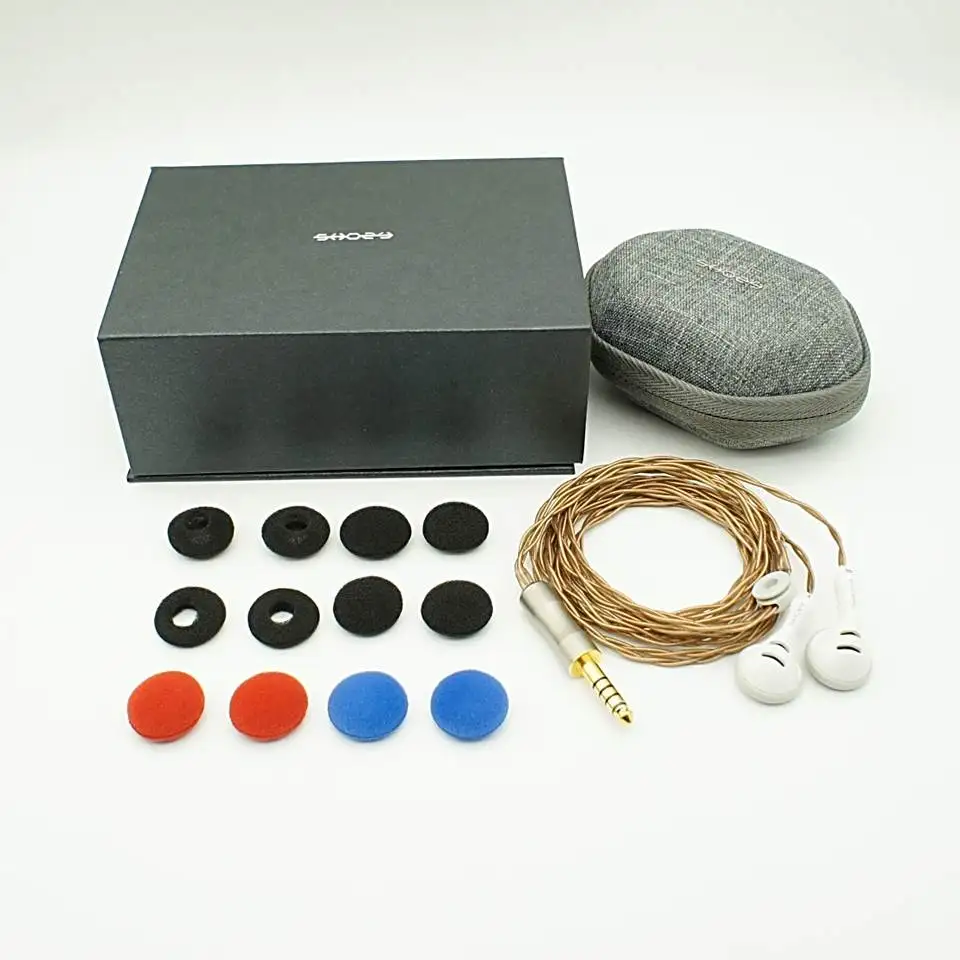 SHOZY Cygnus MKII 16ohm High-Sensitivity Low Impedance Dynamic Hifi Music  Monitor Studio Audiophile Flat Earphone HIFI Earbud