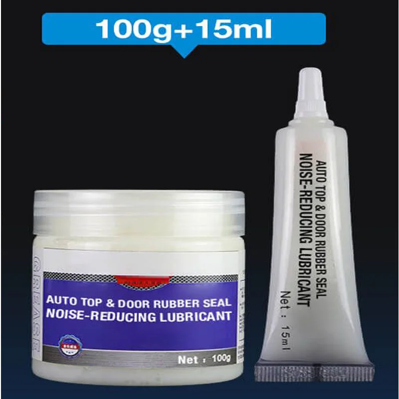 100g Car Sunroof Track Lubricating Grease Door Abnormal Noise Antirust Oil White Mechanical Maintenance Gear Oil Grease