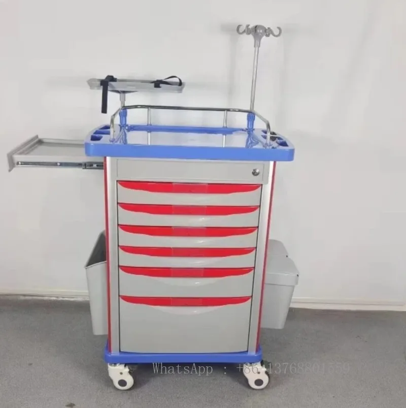 Hospital ABS Medical Emergency Trolley Hospital Drug Cart