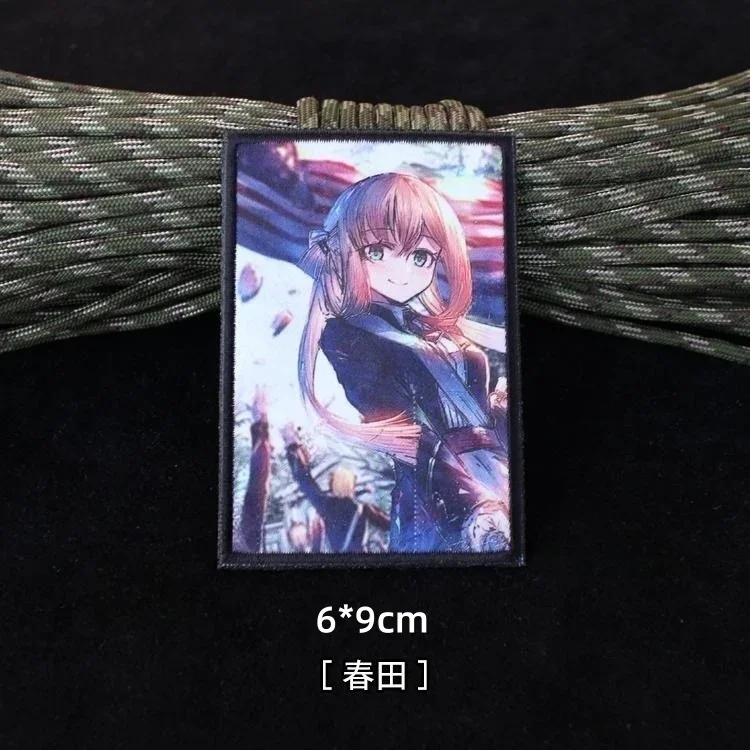 Girls Frontline Patches for Clothing Embroidery Anime Patch Gun Girl Tactical Badges on Backpack Military Hook Loop Armband