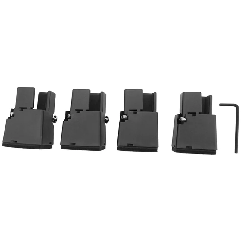 

ABPR-Adjustable Chair Risers With Screw Clamp, 2 Inch Height Sofa Tables Bed Furniture Risers
