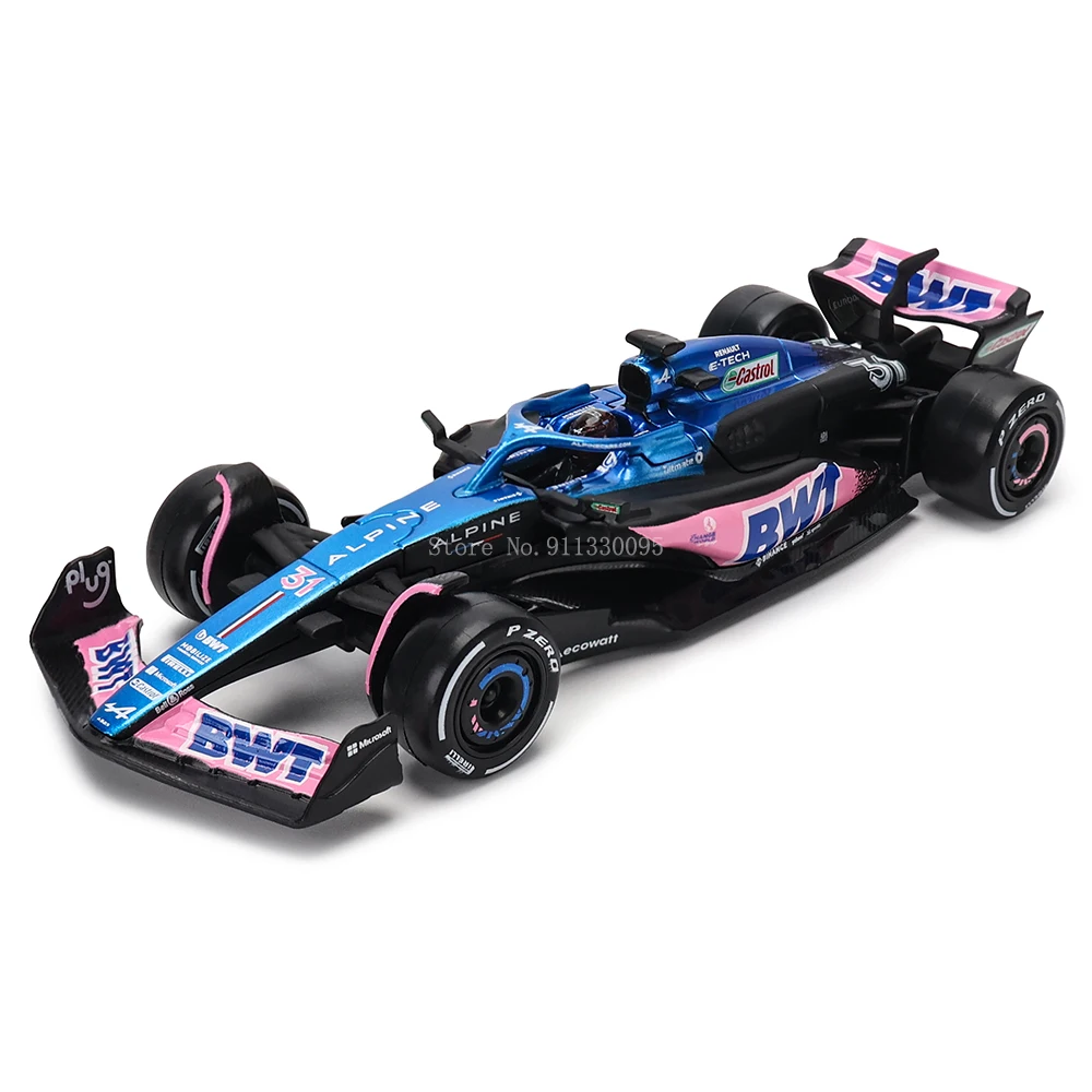 Bburago 1:43 F1 2023 10# Pierre Gasly Alpine F1 Team A523 #31 Esteban Ocon Alloy Car Die Cast Car Model Competition vehicles