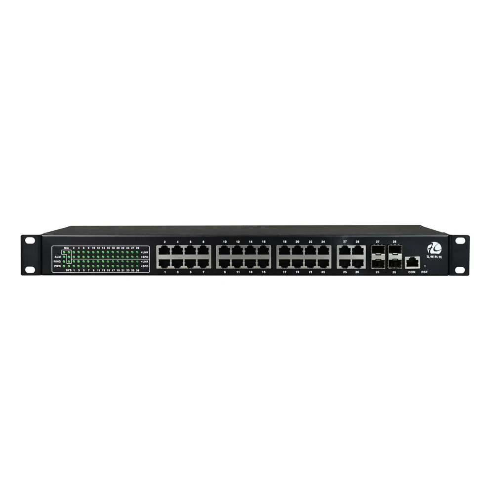 OEM/ODM-fabrikant beheerde 4 5 8 16 24-poorts industriële Ethernet-switch met SFP
