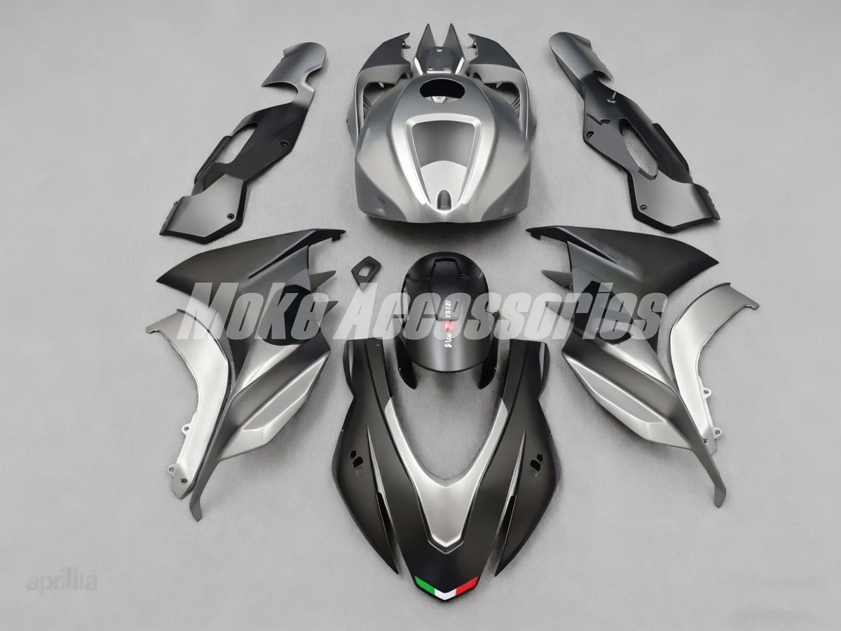 

Fairings Kit Fit For RSV4 1100 2022 2023 2024 Bodywork Set ABS Injection Black Silver