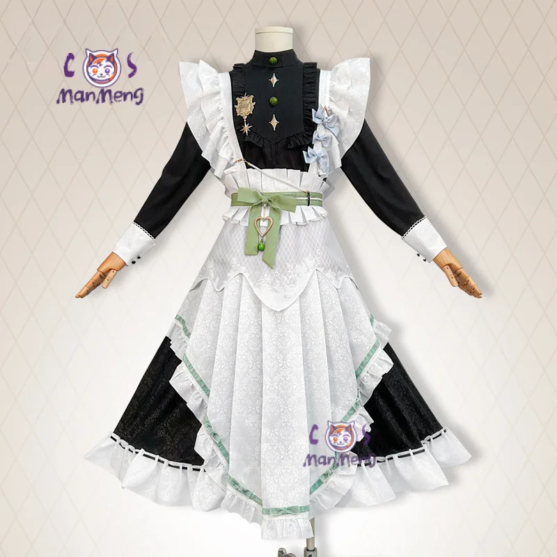 Nu: Carnival Olivine costume cosplay Dolce cameriera vestito Halloween Lolita accessori uniformi prop donna uomo set olivina