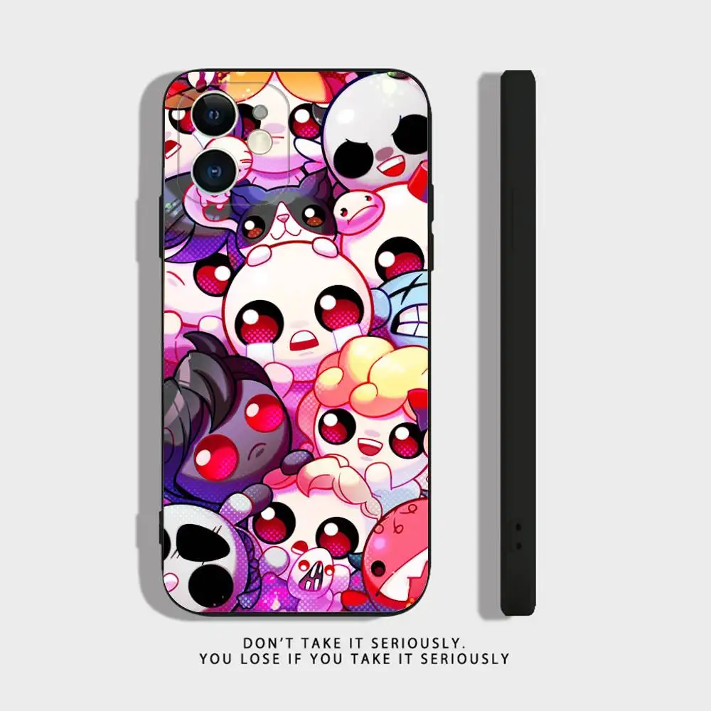 Cool The Binding of Isaac For iPhone 17,16,15,14,13,12,11,Pro,X,XS,Max,XR,Plus,Mini Soft Silicone Phone Case Black Shockproof view 6