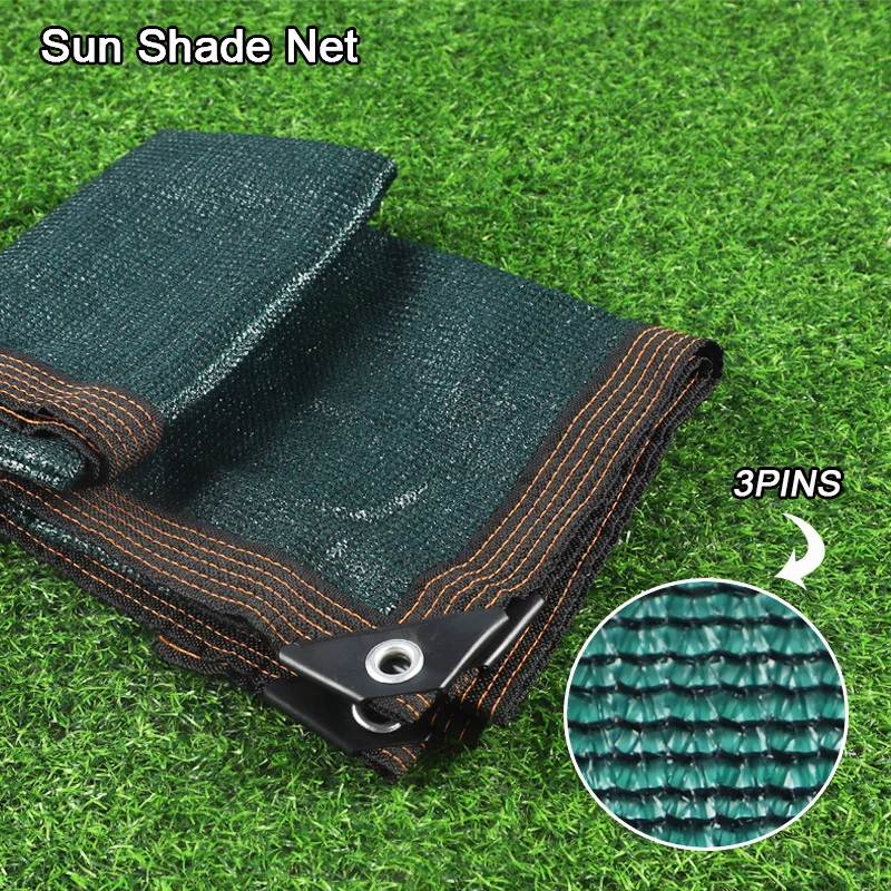 PE Fabric Blackish Green Sunshade Anti-UV Pergola Sun Shading Net Terrace Balcony Screen Safety Privacy Net Garden Fence Netting