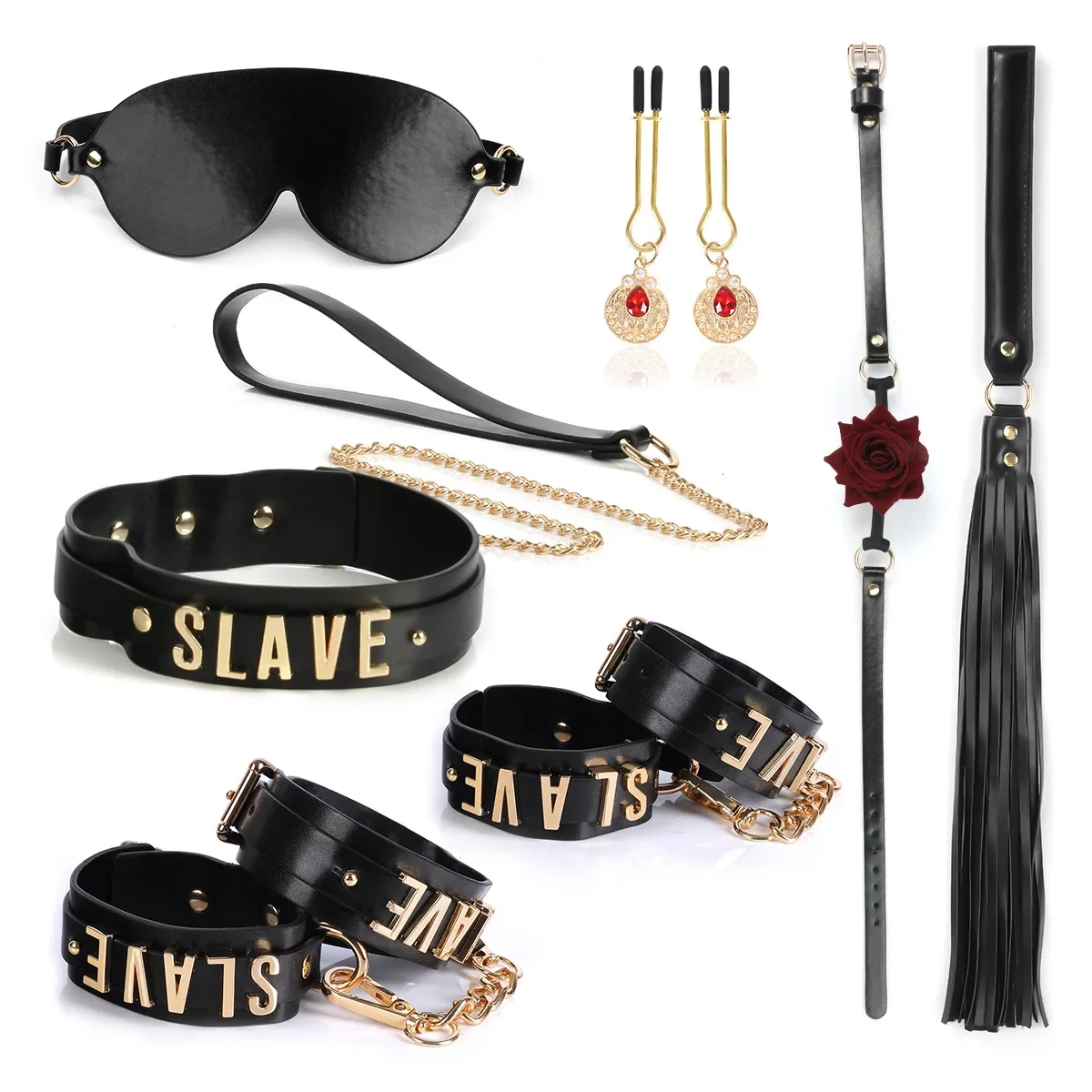 

Straps Set Handcuffs Ankle Cuffs BDSM Restraints Slave Fetish Erotic Sex Toys for Women Men Couples Adult Games Bed Bonadge