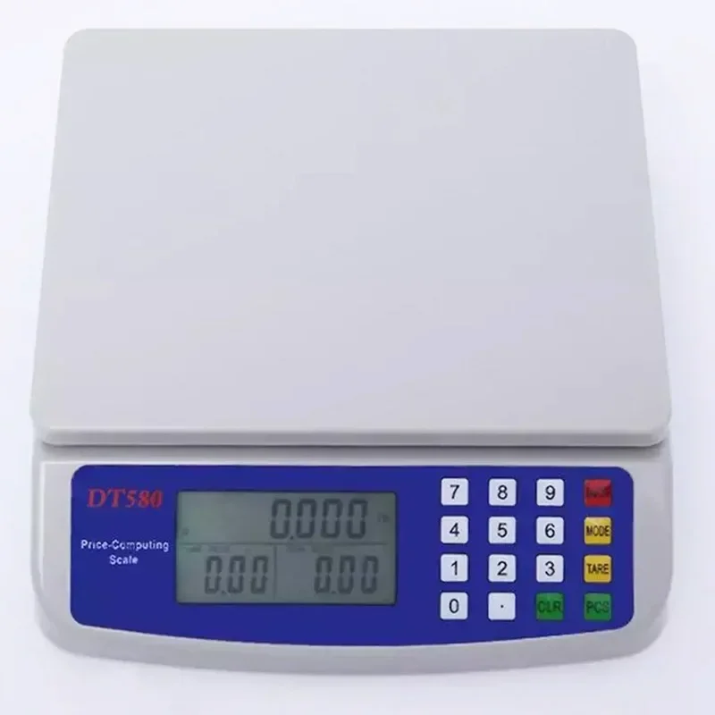 30KG/1G Wide Range Food Weighing Scale Vegetable Fruit Grocery Fish Meat Digital Display Scales Multiple Units scales business