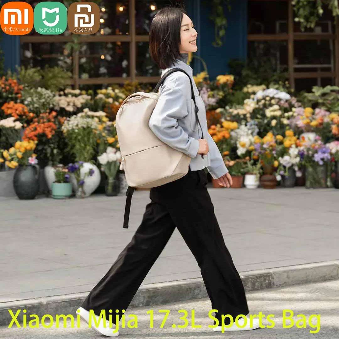 Xiaomi Mijia School Shoulders Life Style Daypack Package Commuter Backpack 17.3L Big Capacity Leisure Business Smart Home Bag