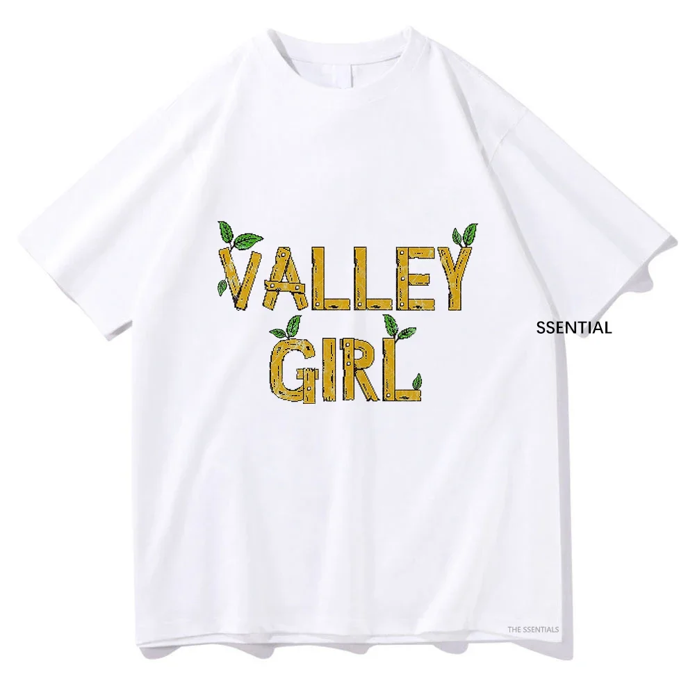 Anime Stardew Valley T Shirt Vintage Tops Valley Girl Men/Women Aesthetic T-Shirt Unisex High Quality Cotton Tees Kawaii Shirt