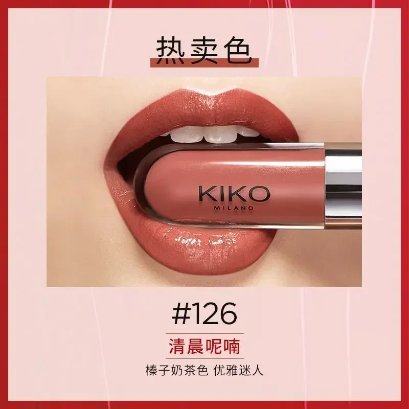 KIKO Double-ended Lip Glaze Long-lasting Non-stick Mirror Lip Gloss Sexy Nude Liquid Lipstick Lip Makeup Beauty Maquillaje