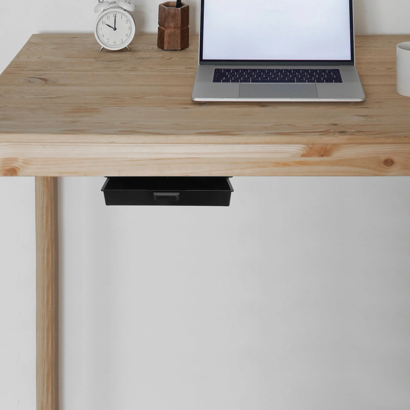 

Adhesive Under Desk Drawer Hidden Slide Out Organizer Nodrill Design Sturdy Reliable Home Office Use Under Desk Shelf Storage