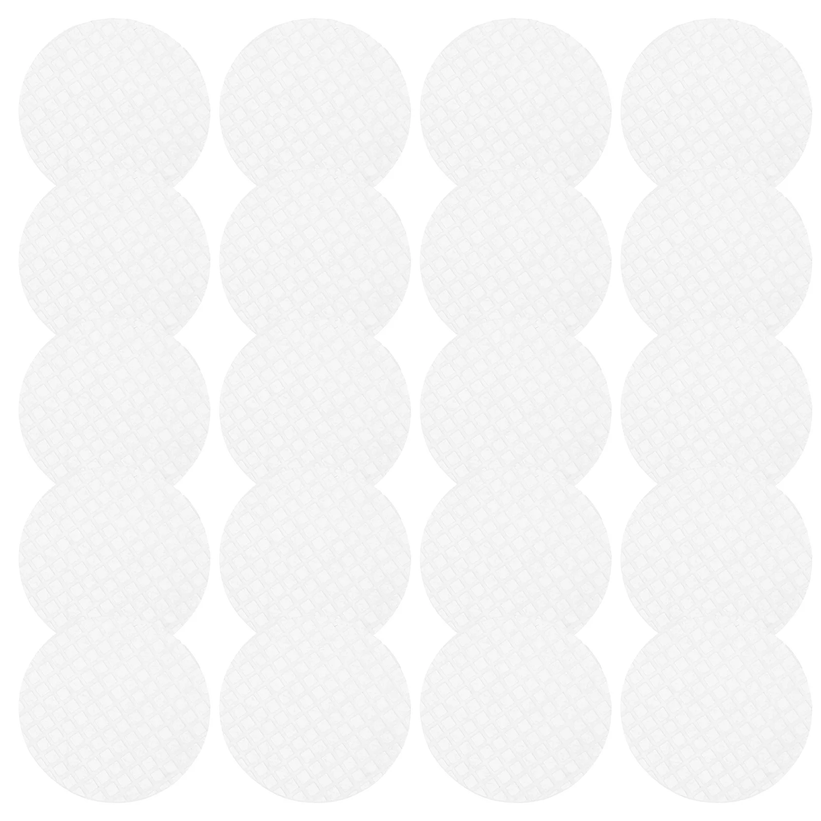 20 個ギターピックパッド粘着グリップグリッパーノンスリップマットエンハンサー電気白ホルダーアコースティック用品