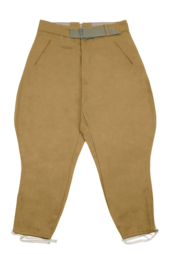 GUTB-016 WWII Geman DAK/Tropical Afrikakorps First Type Breeches Sand