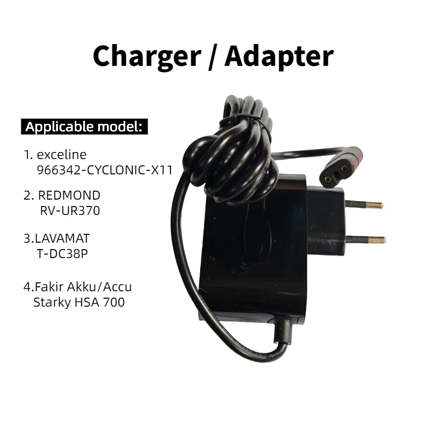 Для REDMOND RV-UR370 / exxceline CYCLONIC-X11/Fakir Starky HSA 700 Беспроводное зарядное устройство для пылесоса Для REDMOND RV-UR370 / exxceline CYCLONIC-X11/Fakir Starky HSA 700 Беспроводное зарядное устройство для пылесоса