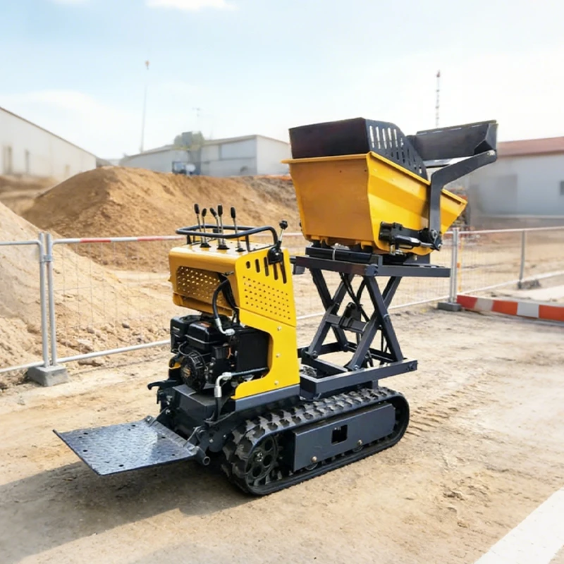 Fast delivery Mini Dumper Crawler High quality Tracked Dump Truck Customize Farm Garden Mini Crawler Dumper 500kg for Sale