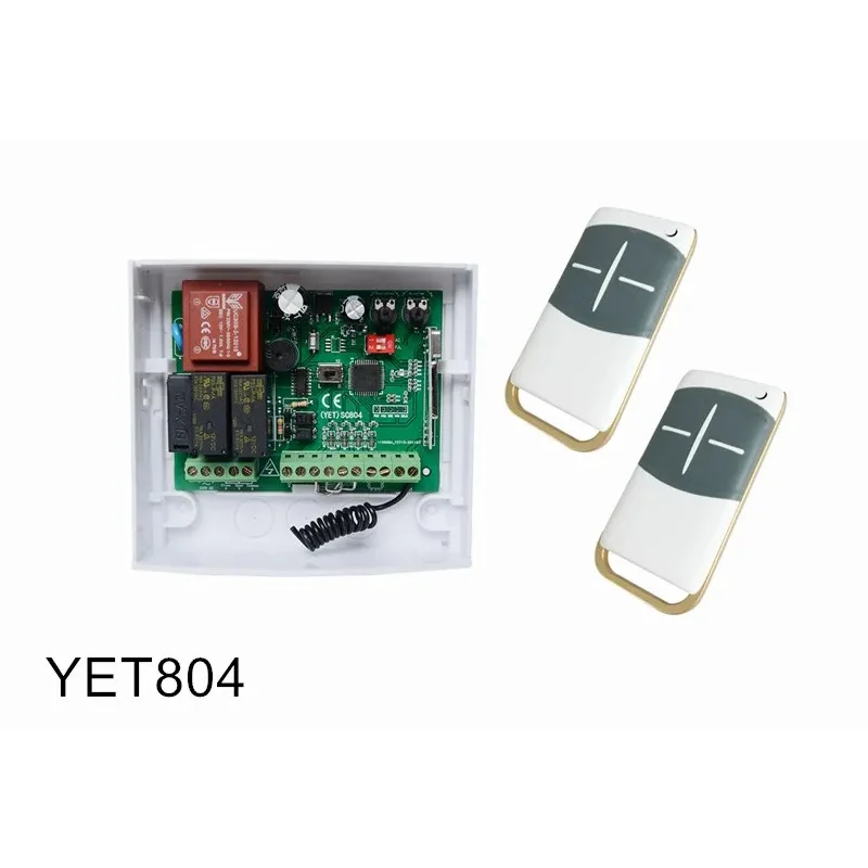 110- 220V Control Panel for Rolling Shutters 433,92MHz with Two Transmitter