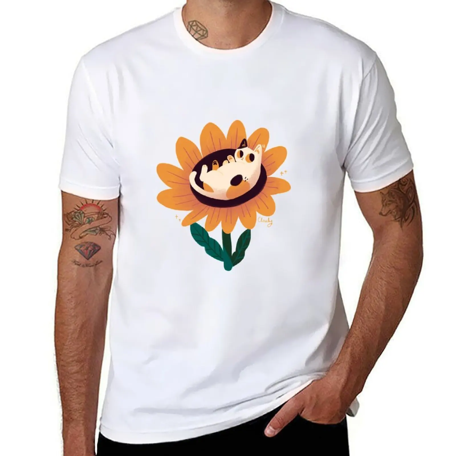 

Flowercat II T-Shirt t shirt for man man t shirt graphic T-Shirt