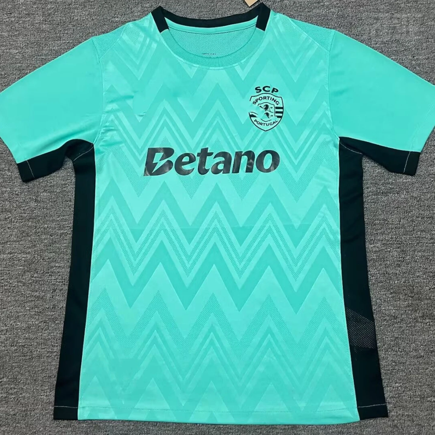 زي كرة قدم لموسم 2025 لفريق لشبونة، طقم رياضي للمنزل والخارج، مقاس كبير، أكمام قصيرة، رقبة مستديرة، مصنوع من ألياف البوليستر #4