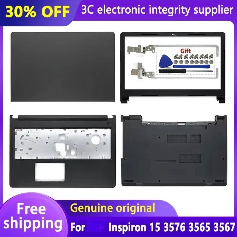 

New For Inspiron 15 3576 3565 3567 Series Laptop LCD Back Cover/Front Bezel/Palmrest/Hinges/Bottom Case Inspiron 15 3576