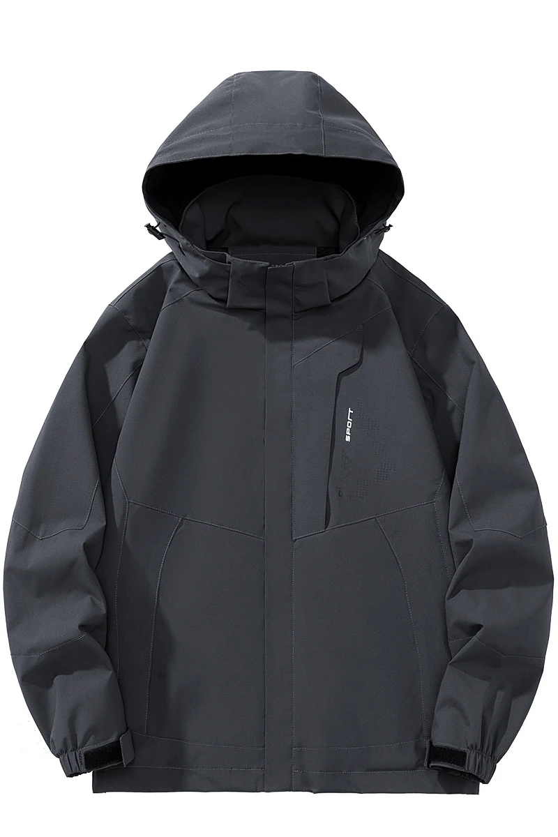 

2025 Spring Jacket Men Red Multi-Pockets Outerwear Zipper Coat Man Plus Size Casual Jackets baseball jacket leather jacket