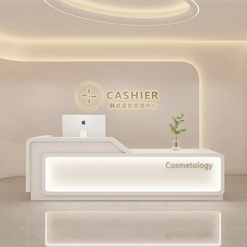 

Салон красоты, стойки регистрации для клиники, кассир, удобство, парикмахерская, стойки регистрации, современная передняя мебель La Mesa JTR