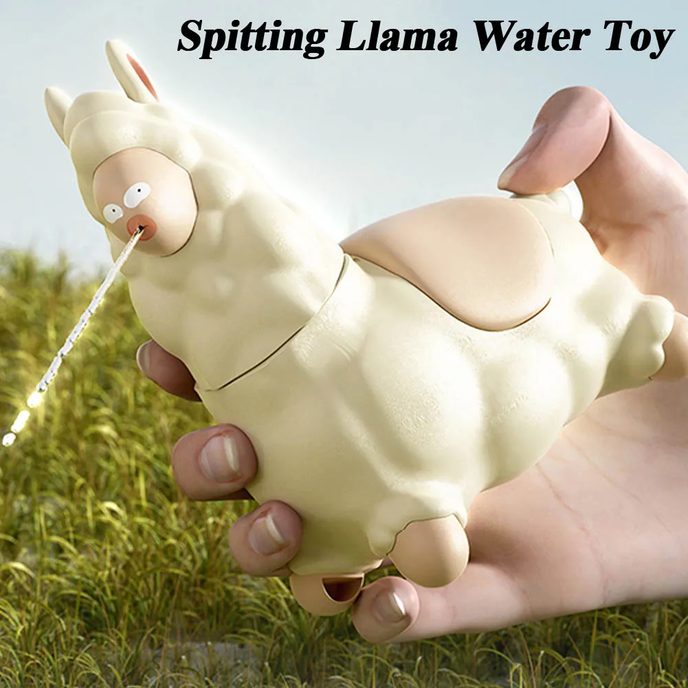 唾吐きラマ水おもちゃ水鉄砲アルパカインタラクティブ水噴霧器頭を振る夏の裏庭ビーチ浴槽水遊び