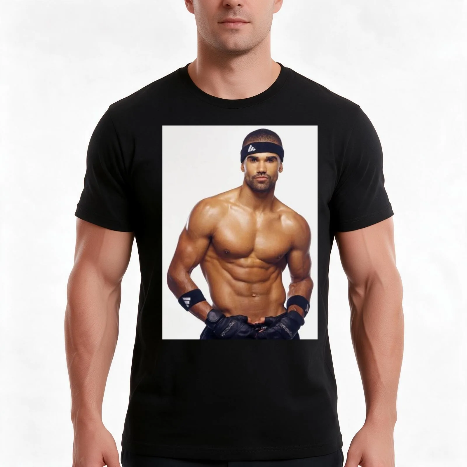 shemar moore T-Shirt Summer Casual Cotton Tee Oversized Streetwear Tops Vintage Graphic Print Loose Fit Short Sleeve