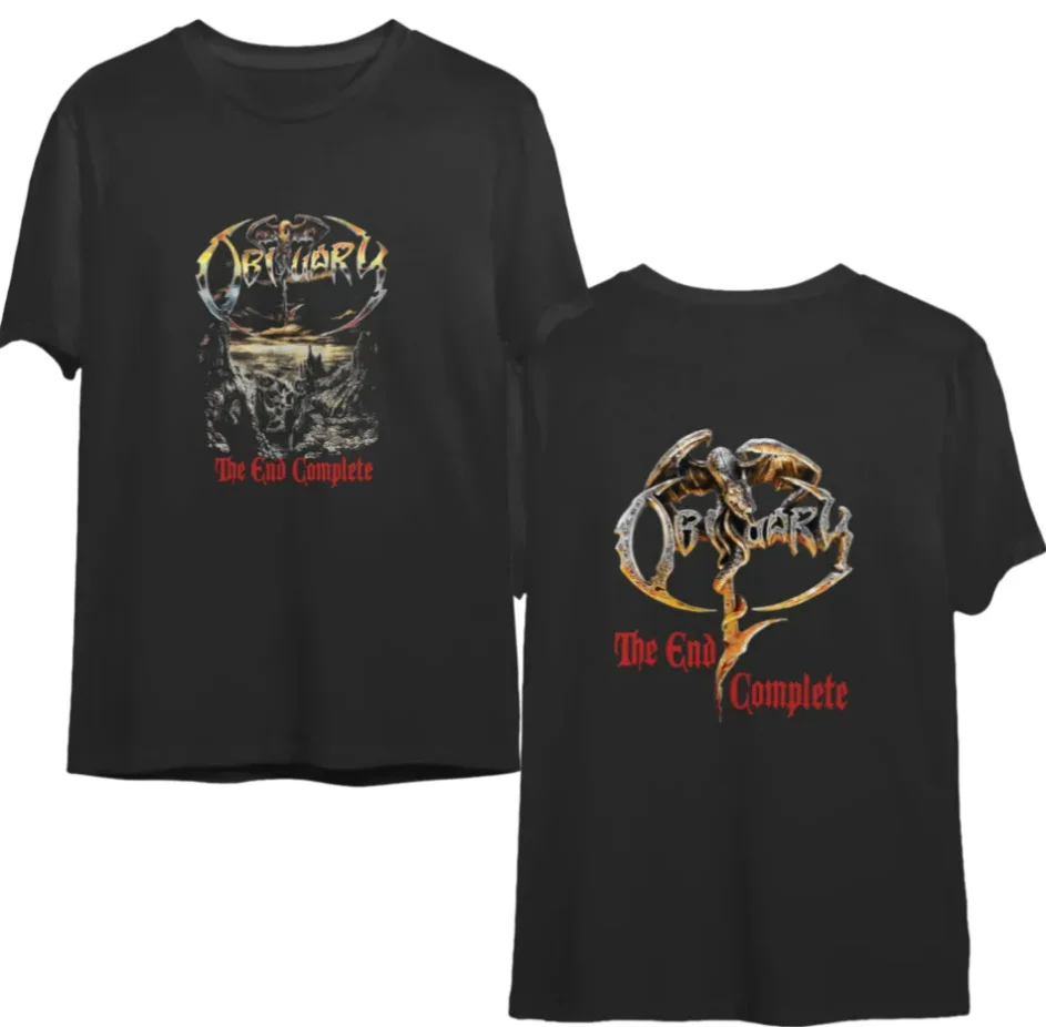 New D T G t-shirt - OBITUARY - The End Complete - Tee