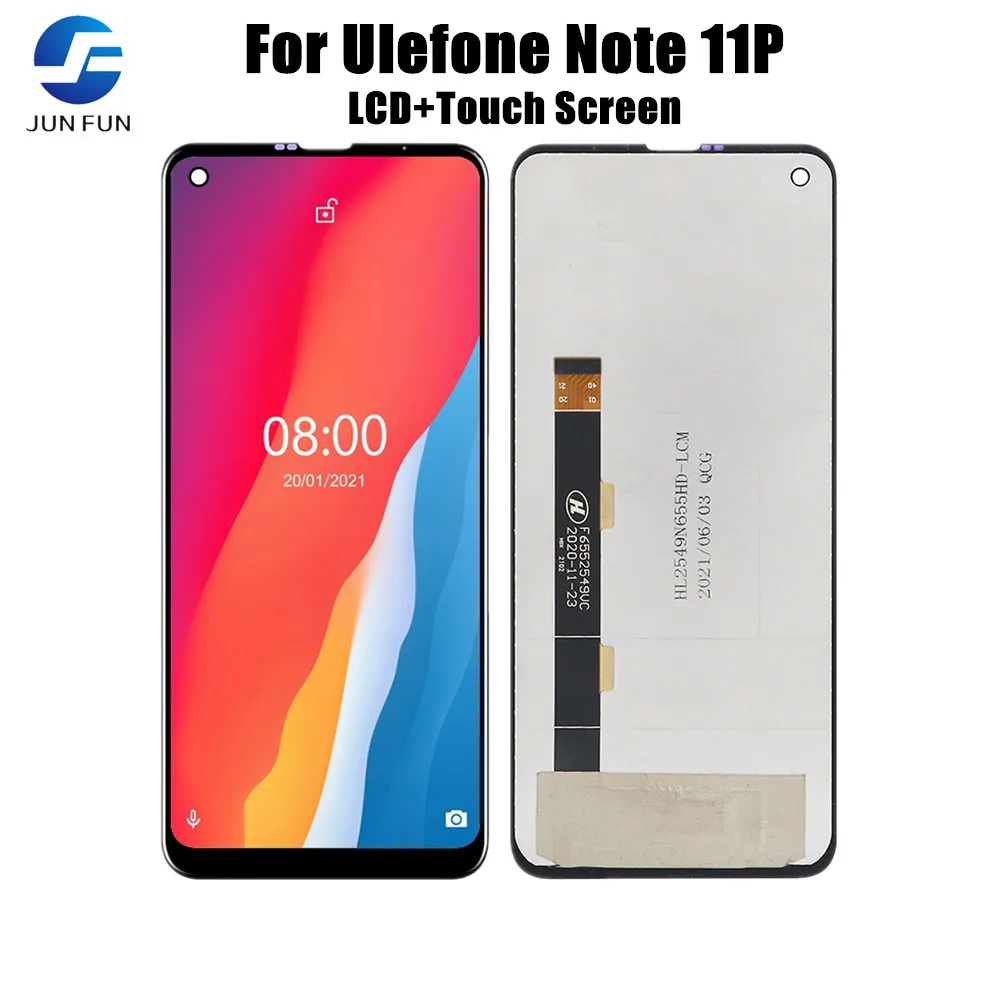 

New LCD Display Touch Screen Digitizer Phone Parts For Ulefone Note 10p Note 11P Display Screen LCD Parts Wholesale