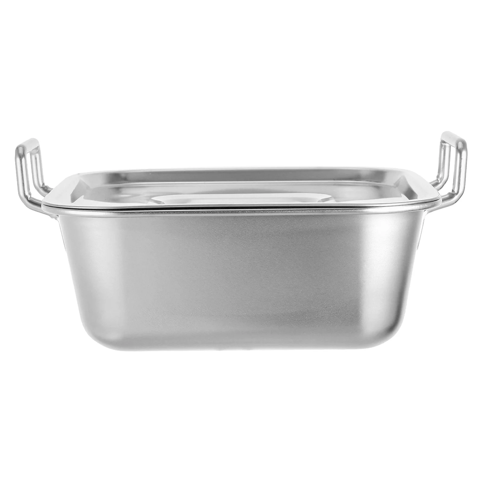 

Stainless Steel Square Tray 20Cm Flat Base Serving Dessert Fried Chicken Snacks Tiramisu Party Buffet Food Service Kitchen
