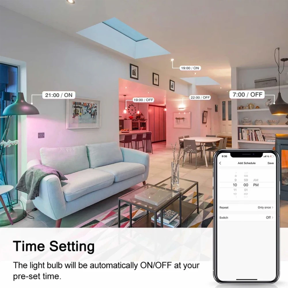 GU10 Zigbee/Wifi Led Glühbirne RGB CW WW Strahler Led-lampen Smart Led Lampe Arbeit Mit Alexa echo Hub Google Yandex Smartthings – Detail 8