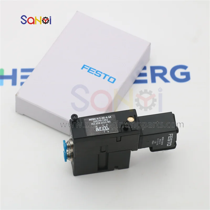 5 Piece Best Quality Solenoid Valve Festo MEBH-4/2-QS-4-SA M2.184.1111/05 M2.184.1121 For Offset Sm102 Cd102 Sm52 Pm52 Machine