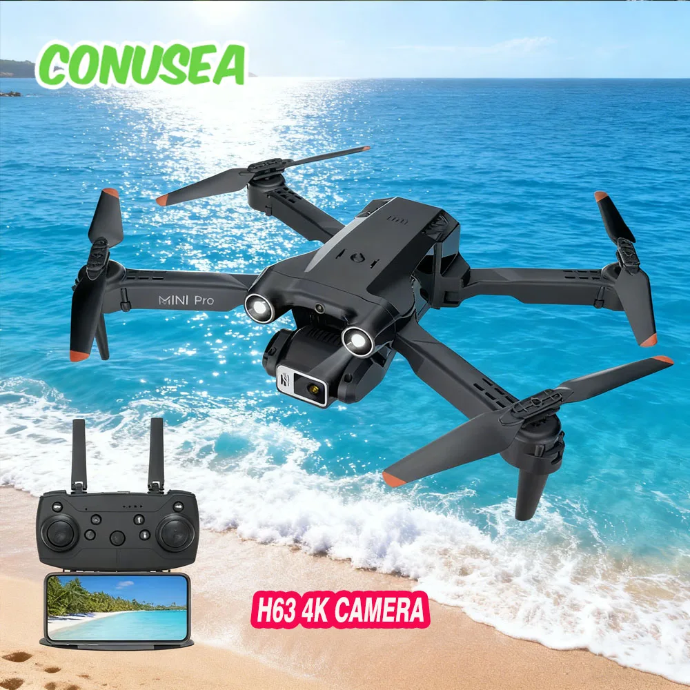 

H63 Drones with camera FPV RC Dron Avoidance Remote Control Helicopter Optical Flow Positioning Quad Aircraft Adult boys gifts