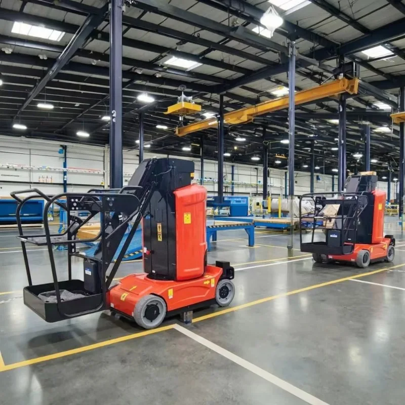 High Precision Aluminium Mast Manual Telescopic Lifting Table New Condition Mobile Scissor Lift With Hand Winch