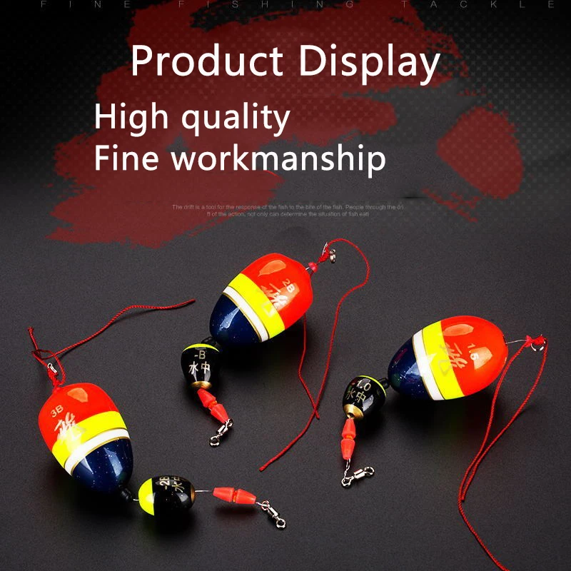 1Set a-po ABS Fishing Float Hard Bobber Buoy Fishing Tackle Size 0.5/1.0/1.5/2.0 Sea Fishing Ocean Rock Fishing