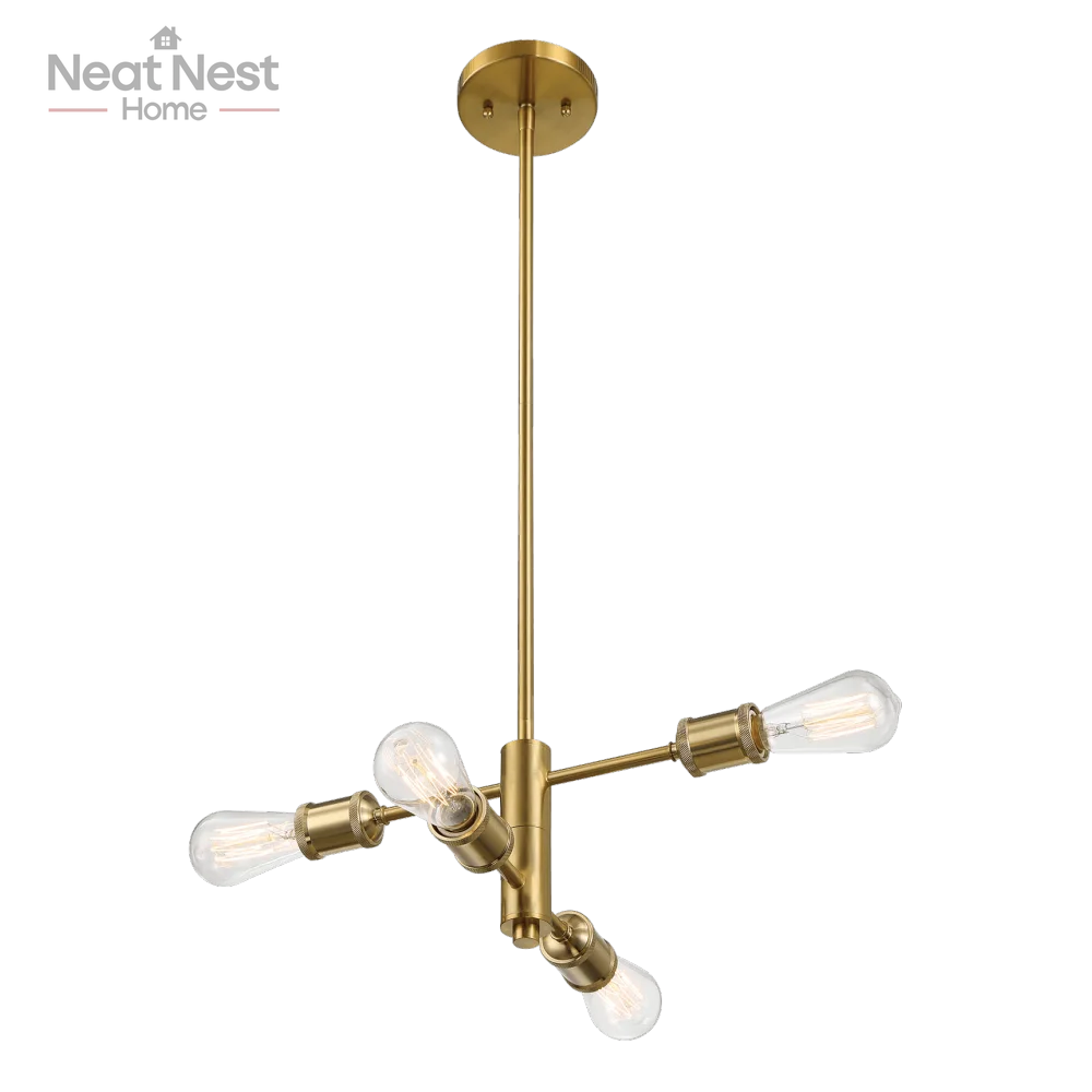 

Modern style Trellis Four Lights ,Modern Gold Chandelier, Vintage Pendant Fixture for Living Room /bedroom/Dining room/Kitchen