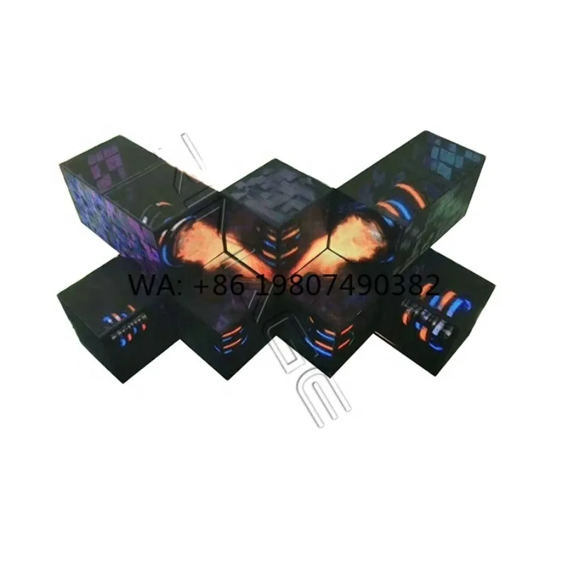 P3.91 Full Color LED Video Screen Stage Display For DJ Club Wedding Event Booth Decoration