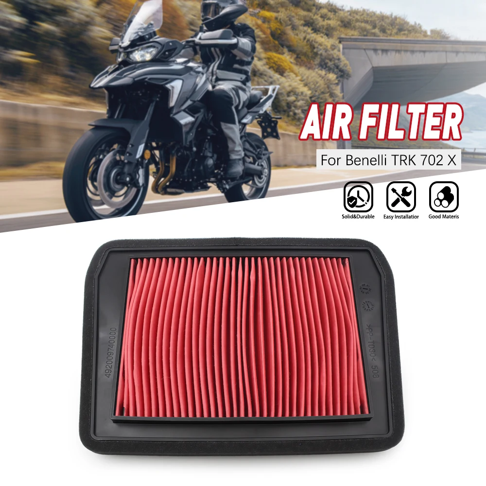 

For BBENELLI TRK702 TRK702X BJ700-5F Motorcycle Air Filter Flow Engine Element