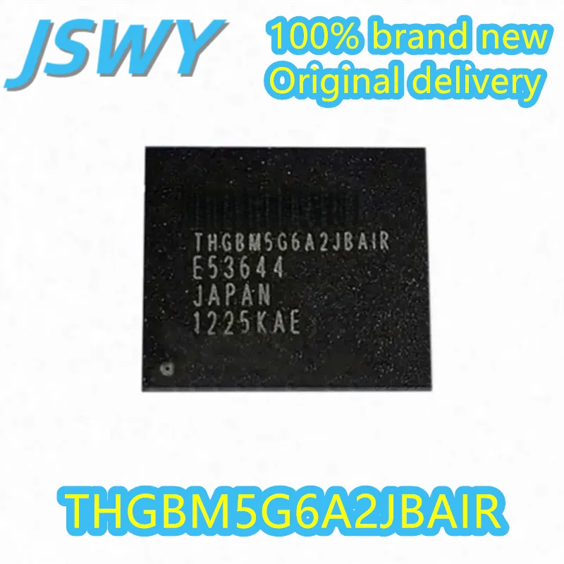 

(4/20pieces) THGBM5G6A2JBAIR 4.5 version 8GB EMMC memory chip new original BGA 100% spot good quality